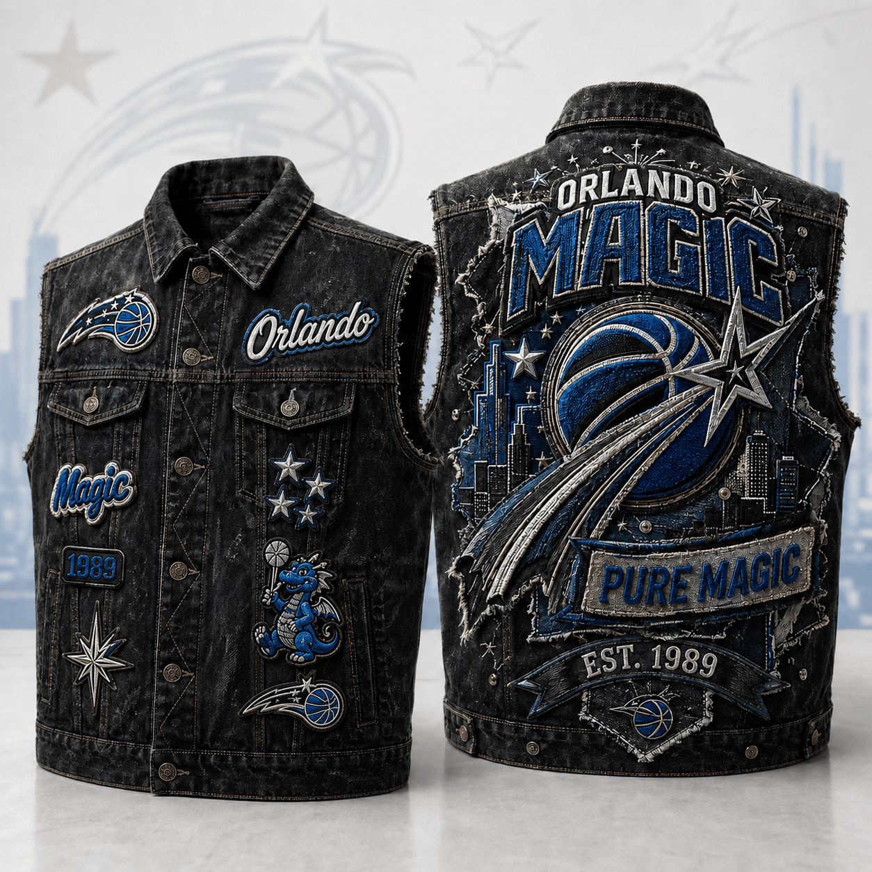 ODM PREMIUM DENIM VEST NVH
