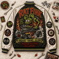 PREMIUM RFK SATIN BASEBALL JACKET NTNA