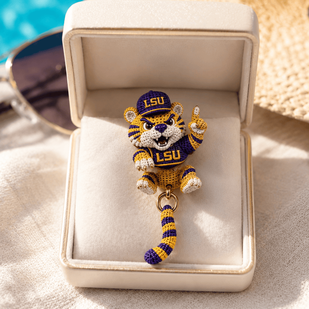 Premium LSU Dangle Earrings HQH